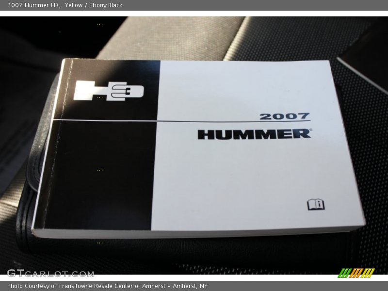Yellow / Ebony Black 2007 Hummer H3
