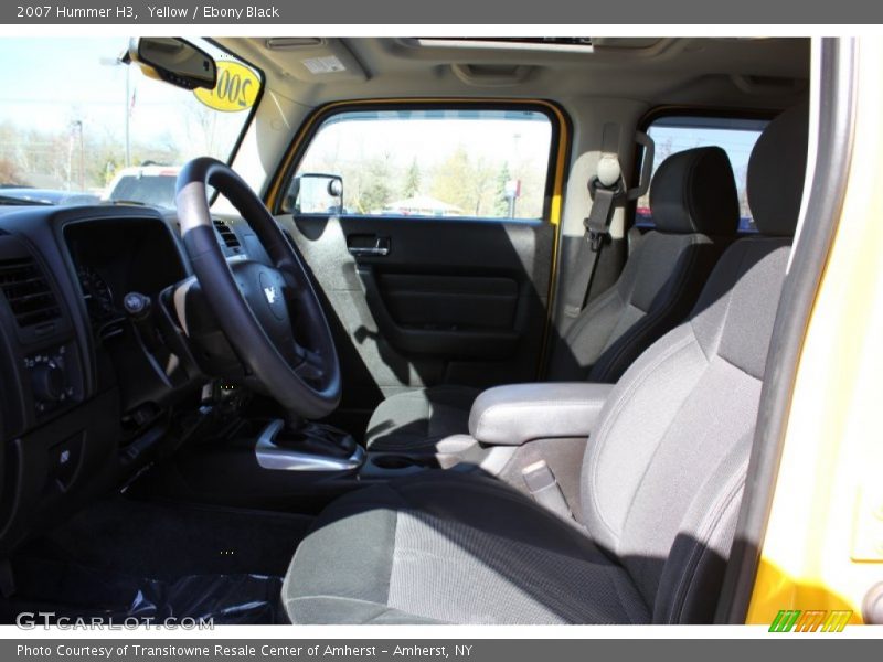 Yellow / Ebony Black 2007 Hummer H3