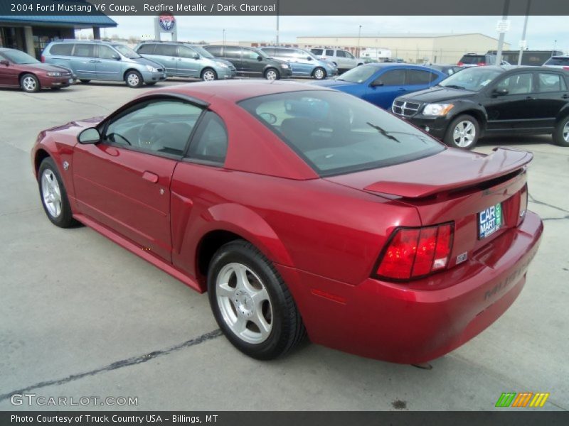 Redfire Metallic / Dark Charcoal 2004 Ford Mustang V6 Coupe