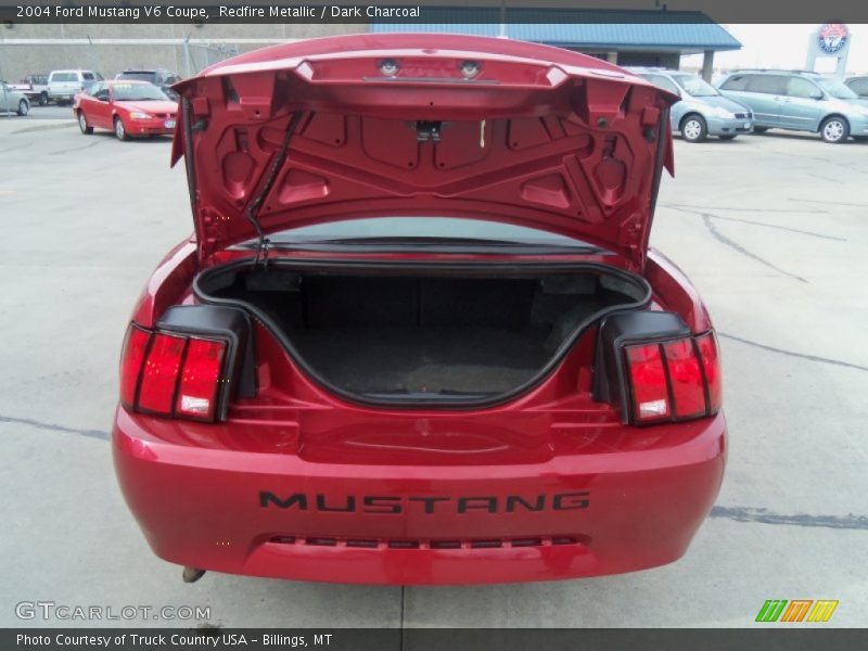 Redfire Metallic / Dark Charcoal 2004 Ford Mustang V6 Coupe