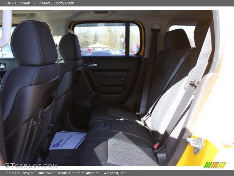 Yellow / Ebony Black 2007 Hummer H3