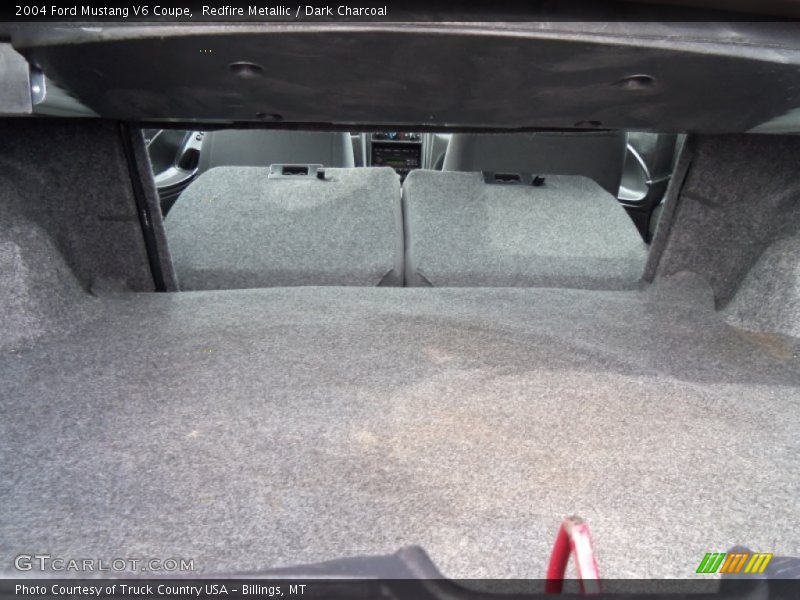Redfire Metallic / Dark Charcoal 2004 Ford Mustang V6 Coupe