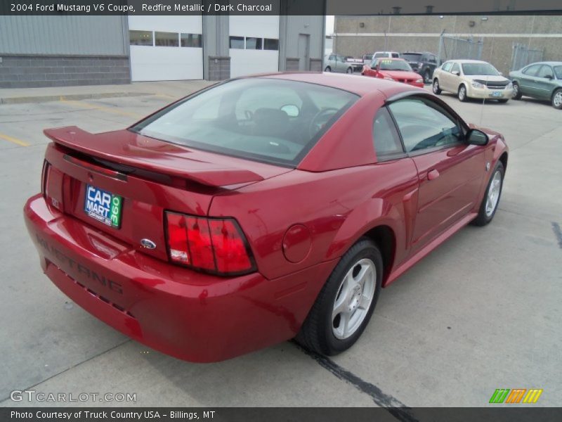 Redfire Metallic / Dark Charcoal 2004 Ford Mustang V6 Coupe