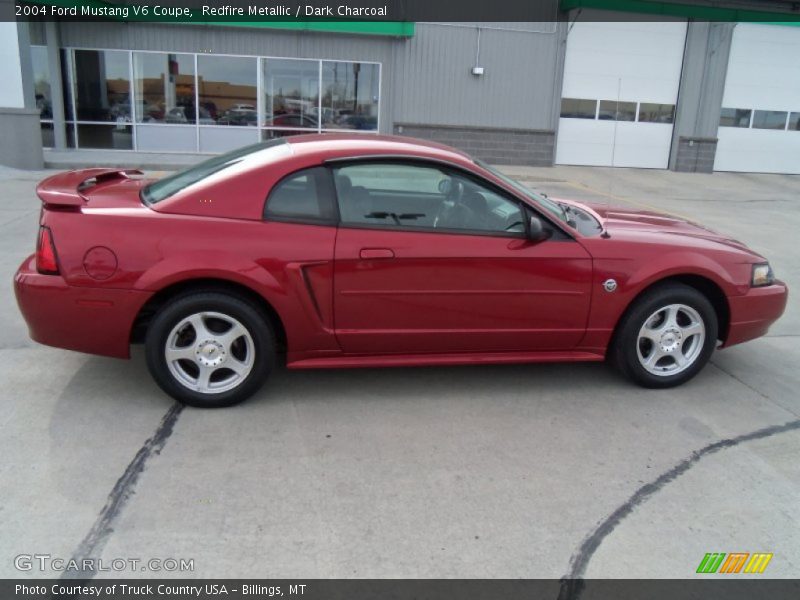 Redfire Metallic / Dark Charcoal 2004 Ford Mustang V6 Coupe