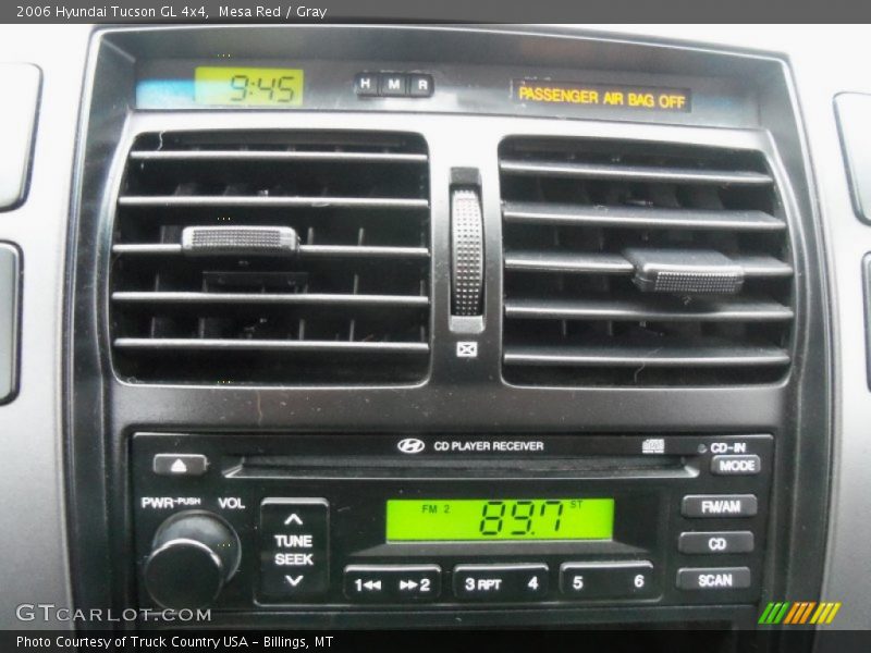 Mesa Red / Gray 2006 Hyundai Tucson GL 4x4