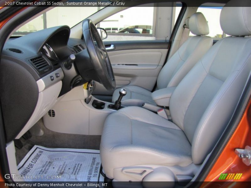  2007 Cobalt SS Sedan Gray Interior