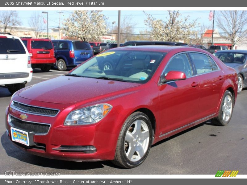 Red Jewel / Titanium 2009 Chevrolet Malibu LT Sedan