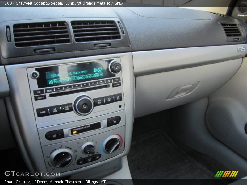 Sunburst Orange Metallic / Gray 2007 Chevrolet Cobalt SS Sedan