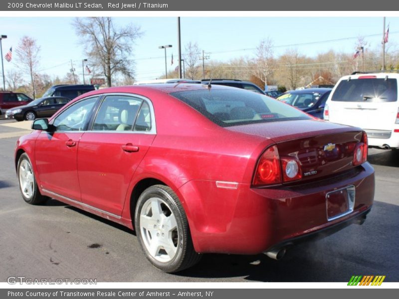 Red Jewel / Titanium 2009 Chevrolet Malibu LT Sedan