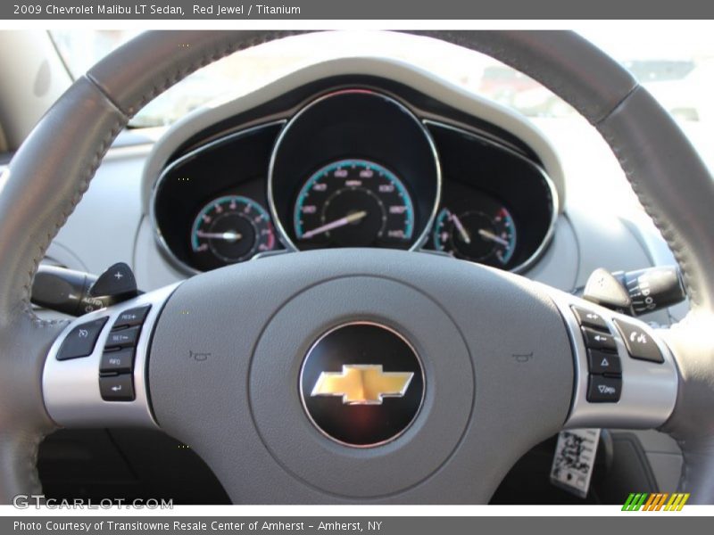 Red Jewel / Titanium 2009 Chevrolet Malibu LT Sedan