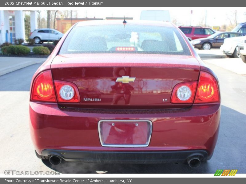 Red Jewel / Titanium 2009 Chevrolet Malibu LT Sedan