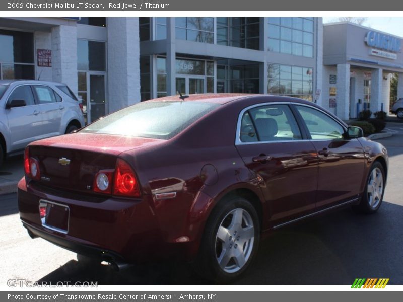 Red Jewel / Titanium 2009 Chevrolet Malibu LT Sedan