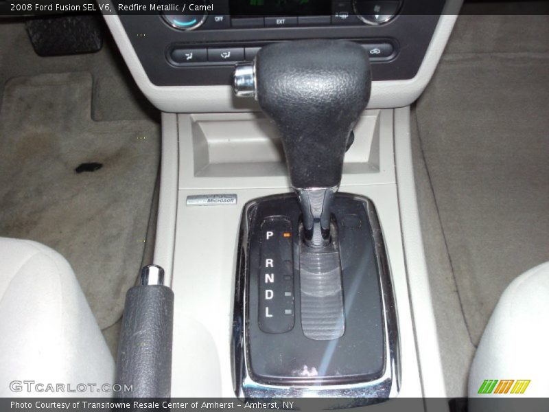 Redfire Metallic / Camel 2008 Ford Fusion SEL V6