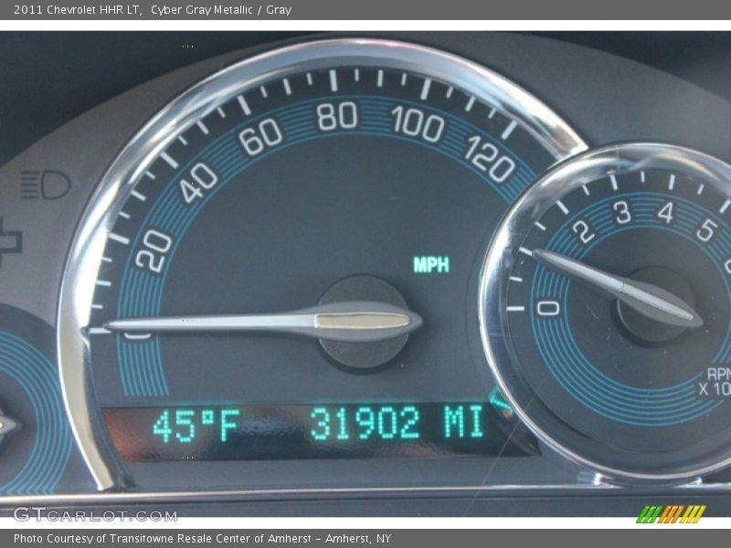 Cyber Gray Metallic / Gray 2011 Chevrolet HHR LT