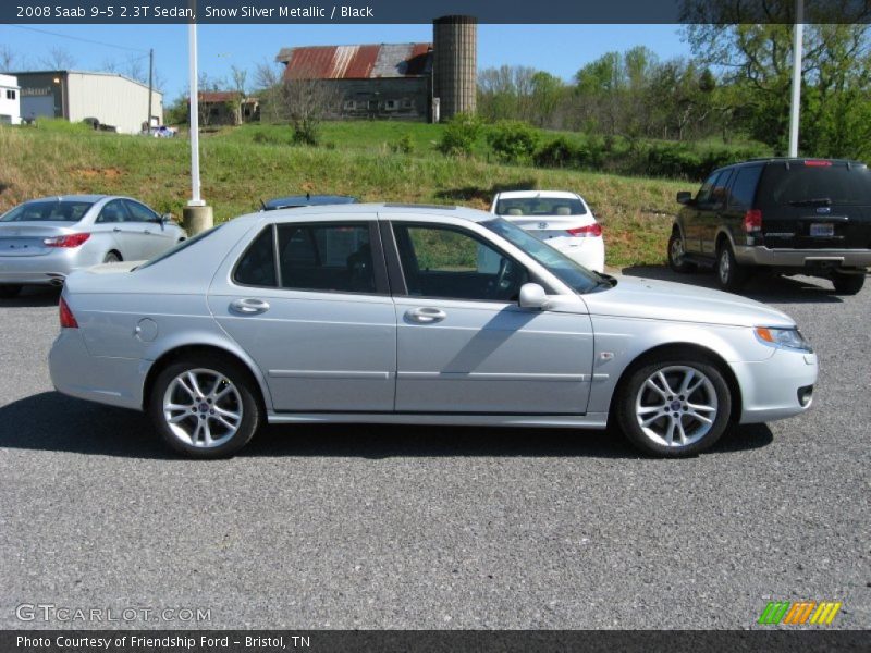  2008 9-5 2.3T Sedan Snow Silver Metallic