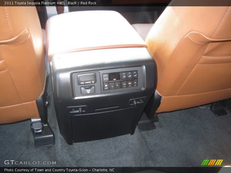 Black / Red Rock 2011 Toyota Sequoia Platinum 4WD
