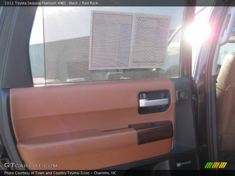 Black / Red Rock 2011 Toyota Sequoia Platinum 4WD