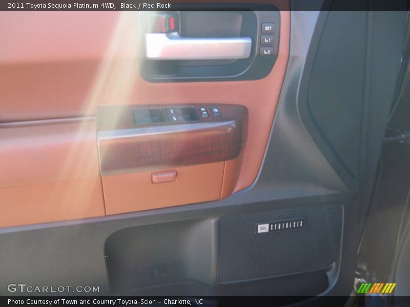 Black / Red Rock 2011 Toyota Sequoia Platinum 4WD