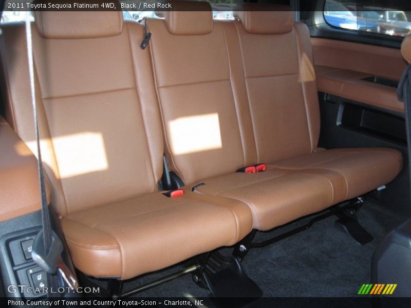 Black / Red Rock 2011 Toyota Sequoia Platinum 4WD