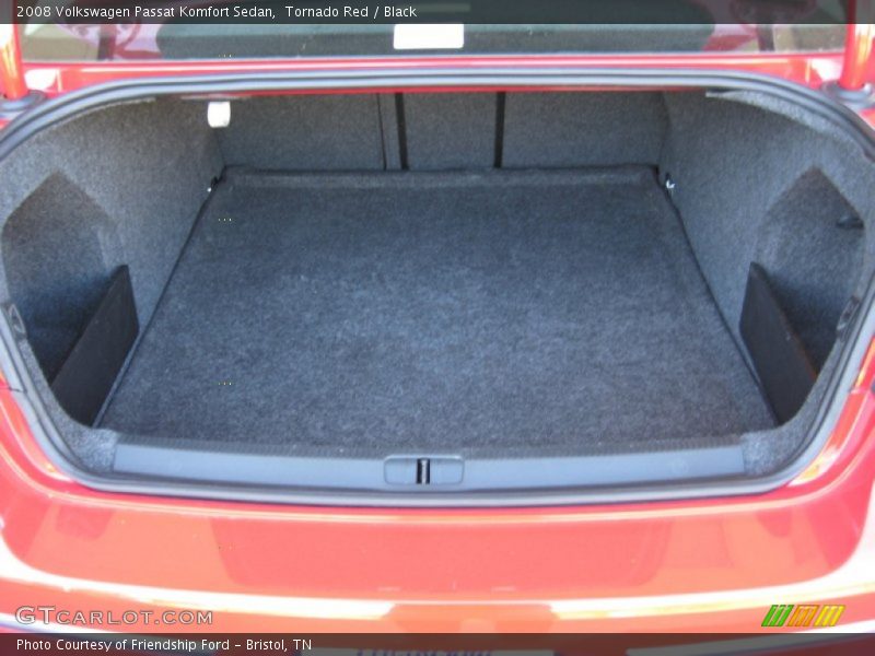 Tornado Red / Black 2008 Volkswagen Passat Komfort Sedan