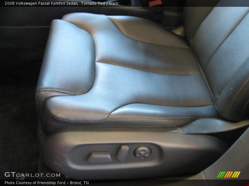 Tornado Red / Black 2008 Volkswagen Passat Komfort Sedan