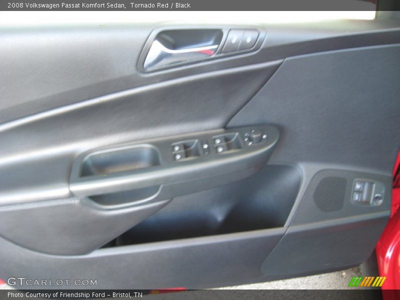 Tornado Red / Black 2008 Volkswagen Passat Komfort Sedan