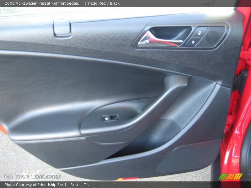 Tornado Red / Black 2008 Volkswagen Passat Komfort Sedan