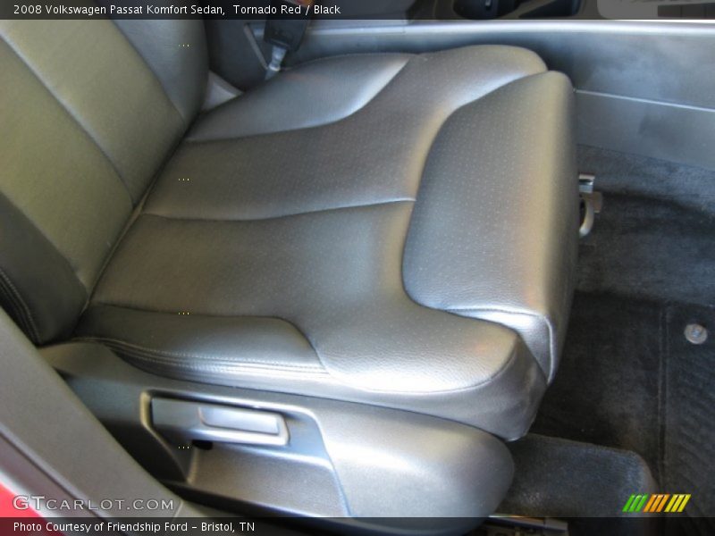 Tornado Red / Black 2008 Volkswagen Passat Komfort Sedan