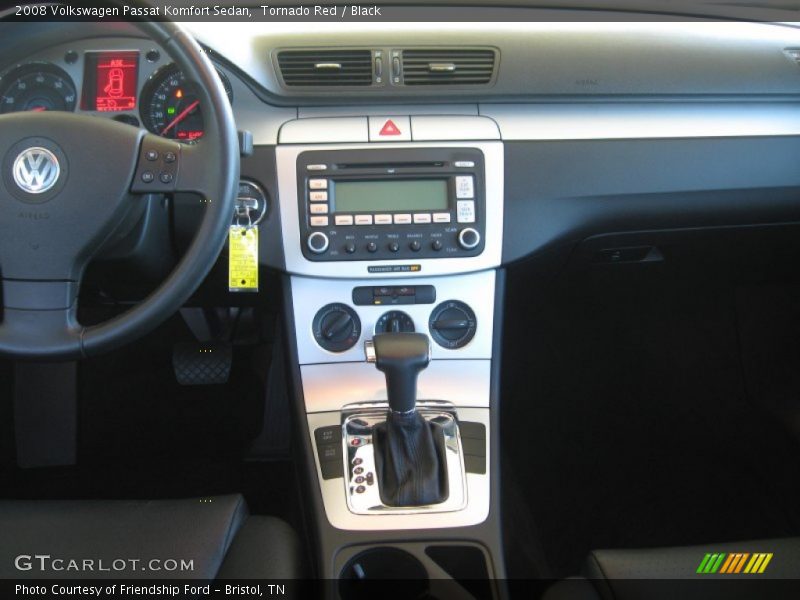 Tornado Red / Black 2008 Volkswagen Passat Komfort Sedan
