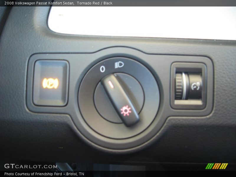 Tornado Red / Black 2008 Volkswagen Passat Komfort Sedan