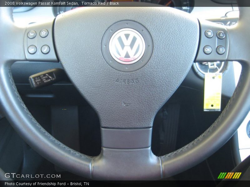 Tornado Red / Black 2008 Volkswagen Passat Komfort Sedan