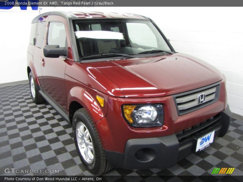 Tango Red Pearl / Gray/Black 2008 Honda Element EX AWD
