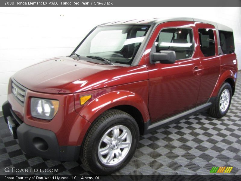Tango Red Pearl / Gray/Black 2008 Honda Element EX AWD