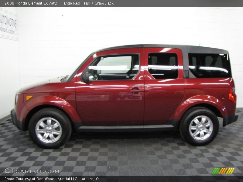 Tango Red Pearl / Gray/Black 2008 Honda Element EX AWD