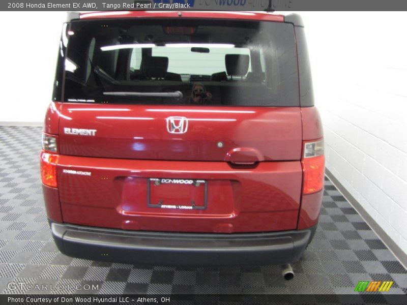 Tango Red Pearl / Gray/Black 2008 Honda Element EX AWD