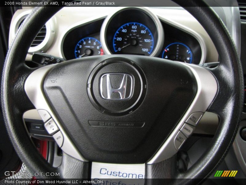 Tango Red Pearl / Gray/Black 2008 Honda Element EX AWD