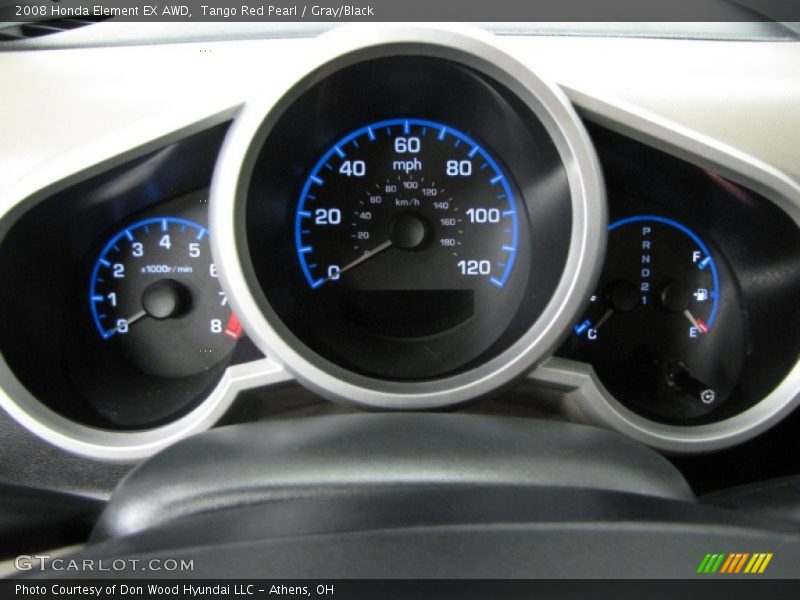 Tango Red Pearl / Gray/Black 2008 Honda Element EX AWD