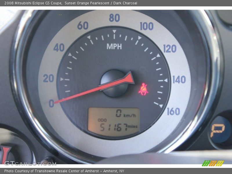 Sunset Orange Pearlescent / Dark Charcoal 2008 Mitsubishi Eclipse GS Coupe