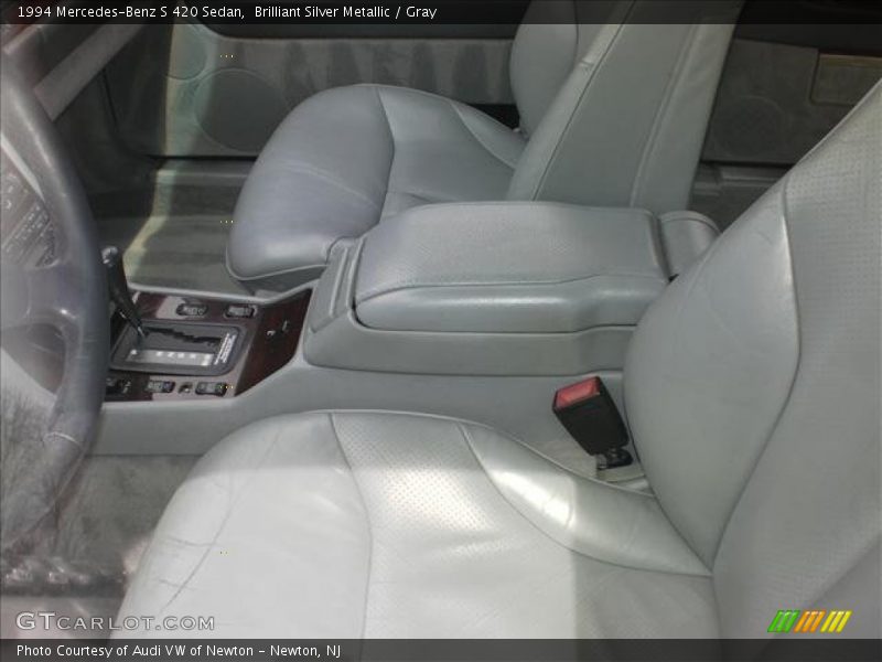 Brilliant Silver Metallic / Gray 1994 Mercedes-Benz S 420 Sedan