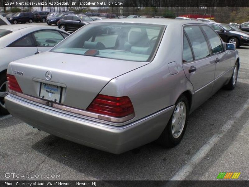 Brilliant Silver Metallic / Gray 1994 Mercedes-Benz S 420 Sedan