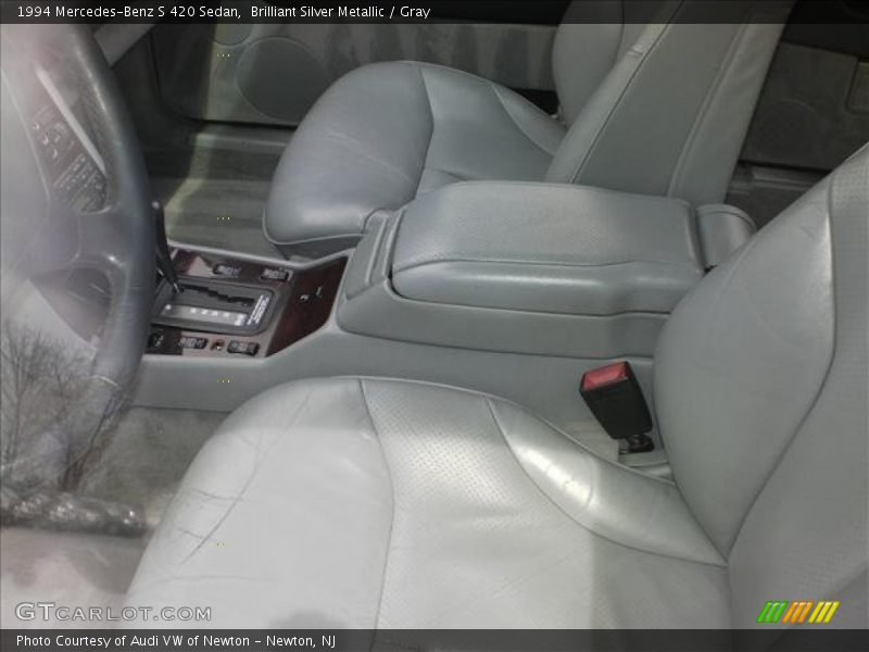 Brilliant Silver Metallic / Gray 1994 Mercedes-Benz S 420 Sedan