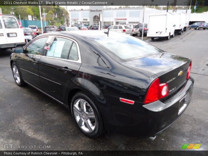 Black Granite Metallic / Cocoa/Cashmere 2011 Chevrolet Malibu LT