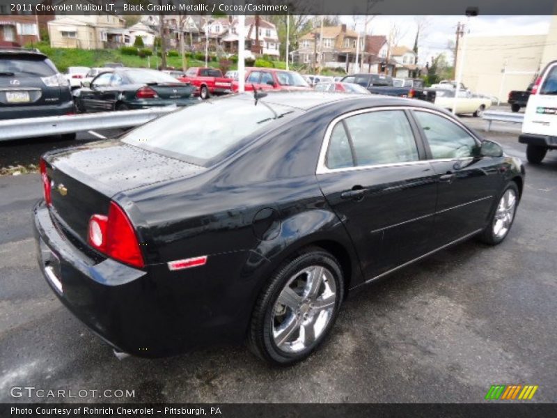 Black Granite Metallic / Cocoa/Cashmere 2011 Chevrolet Malibu LT
