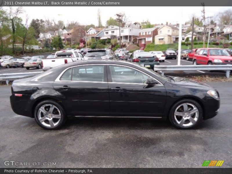 Black Granite Metallic / Cocoa/Cashmere 2011 Chevrolet Malibu LT