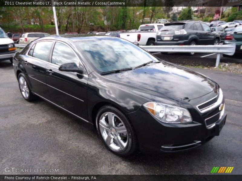 Black Granite Metallic / Cocoa/Cashmere 2011 Chevrolet Malibu LT