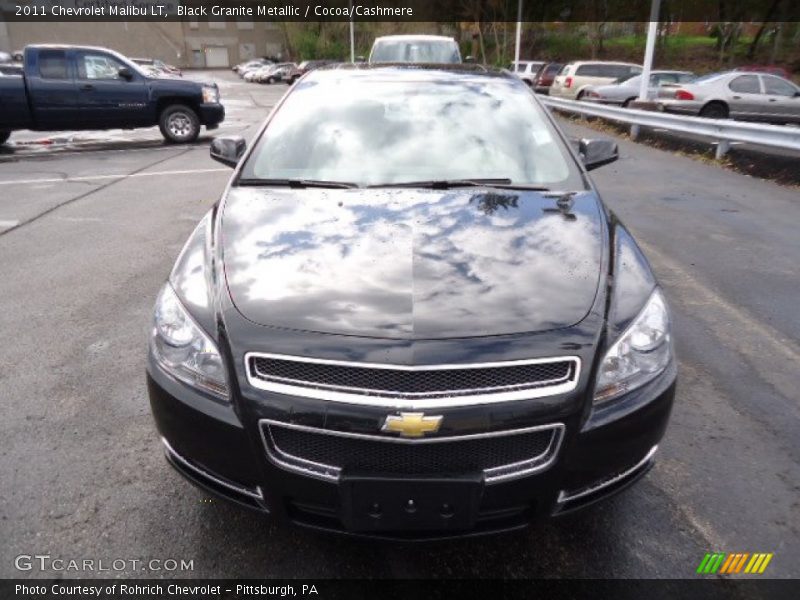 Black Granite Metallic / Cocoa/Cashmere 2011 Chevrolet Malibu LT