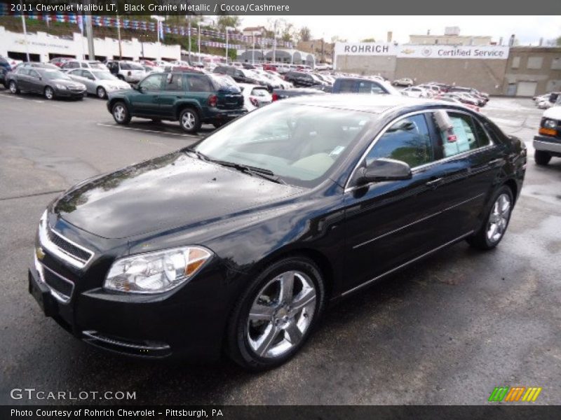 Black Granite Metallic / Cocoa/Cashmere 2011 Chevrolet Malibu LT