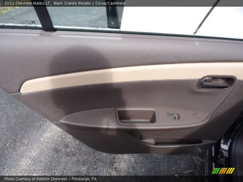 Black Granite Metallic / Cocoa/Cashmere 2011 Chevrolet Malibu LT