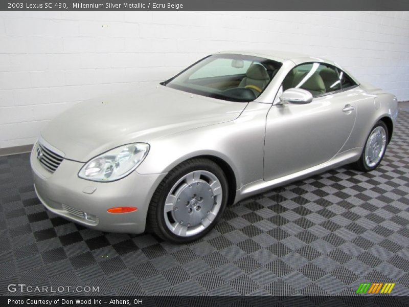 Millennium Silver Metallic / Ecru Beige 2003 Lexus SC 430