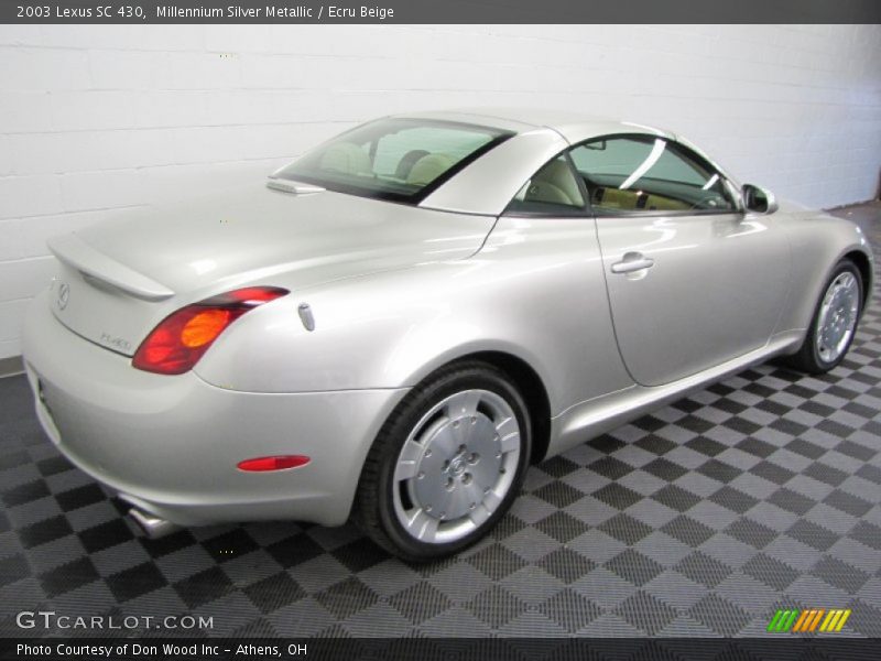 Millennium Silver Metallic / Ecru Beige 2003 Lexus SC 430